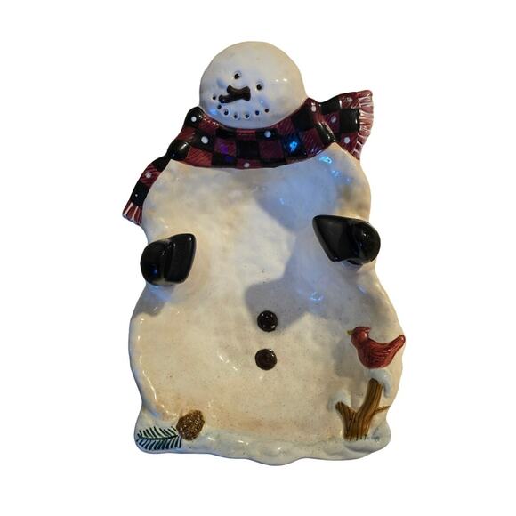 Snowman Christmas Tray - Picture 1 of 3